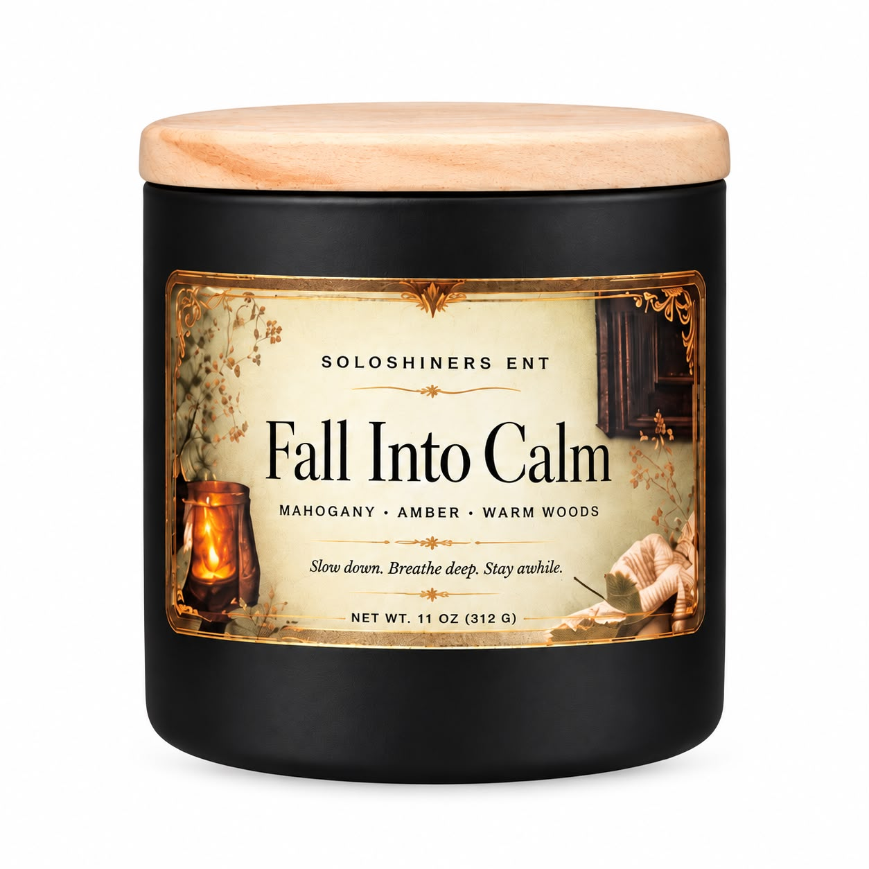 Fall Into Calm candle product photo
